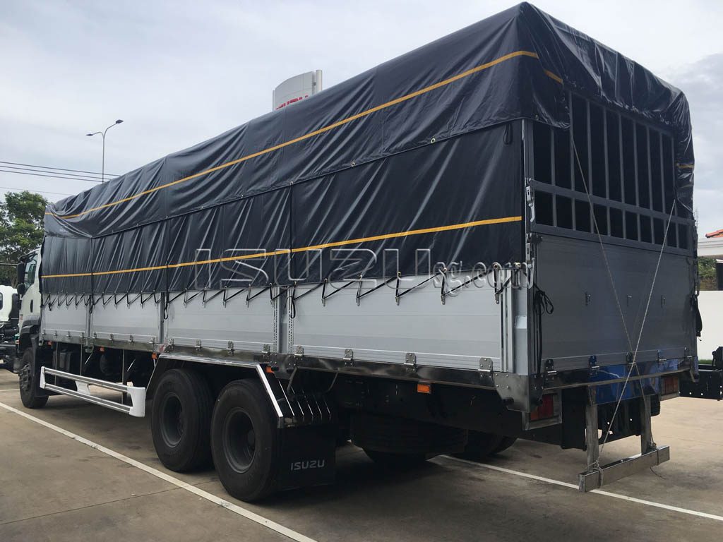 Xe Tải ISUZU FVM1500 Thùng Mui Bạt Bửng Nhôm Tải Trọng 15T