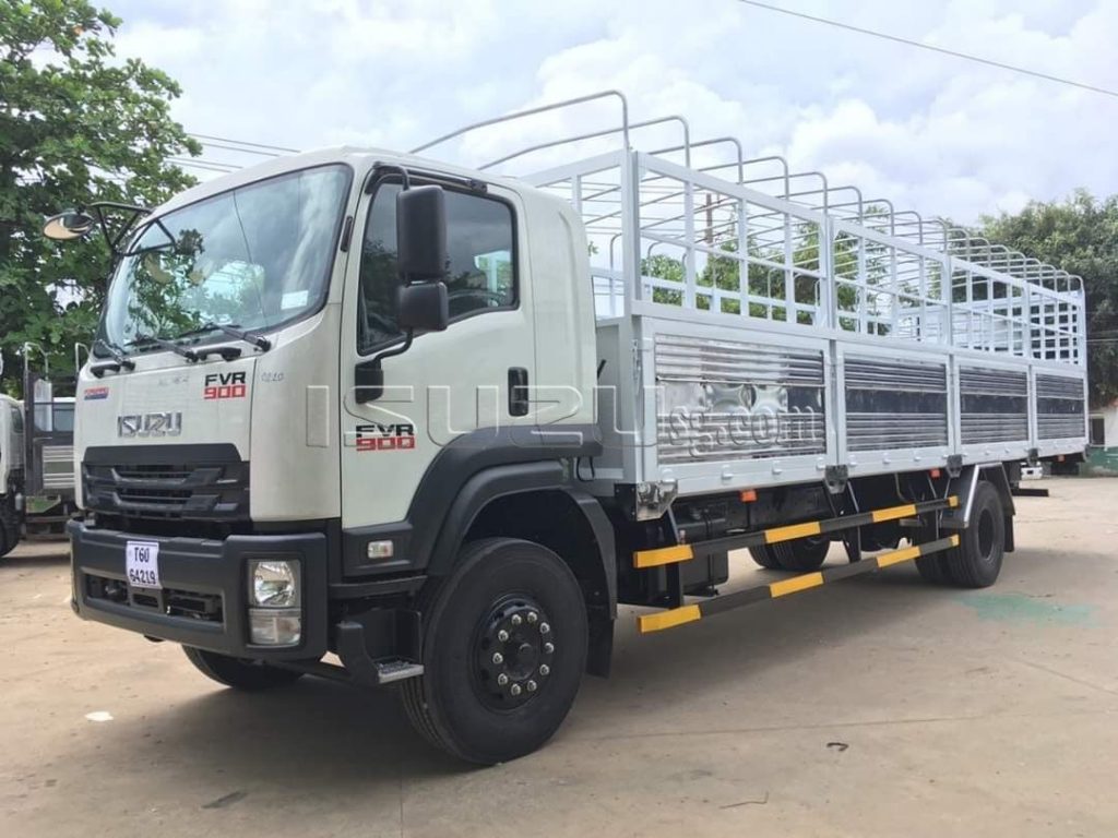 Xe Tải ISUZU FVR900 Thùng Mui Bạt Siêu Dài 9m8